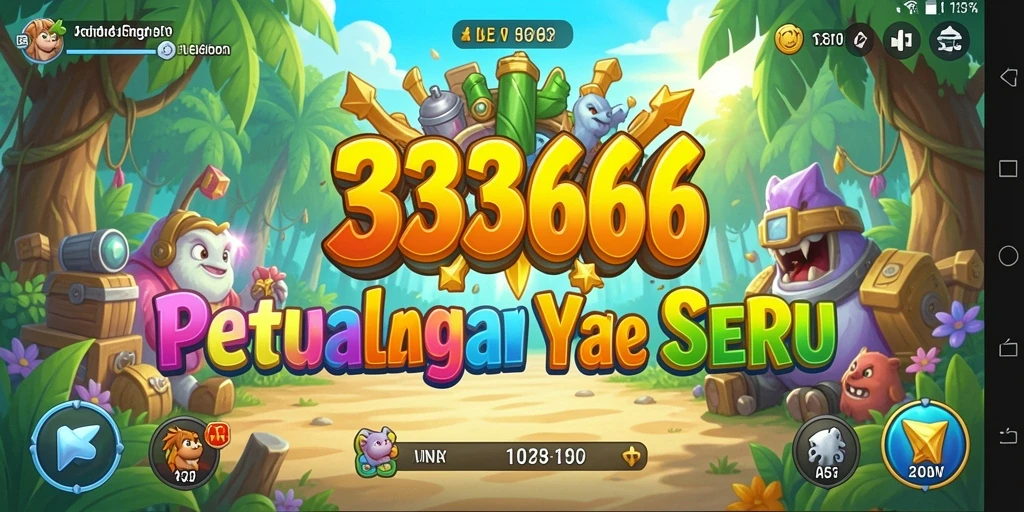 Tangkapan layar utama 333666 menampilkan gameplay seru dengan grafis memukau.