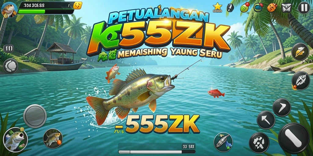Tangkapan ikan yang memukau dalam game 555ZK.