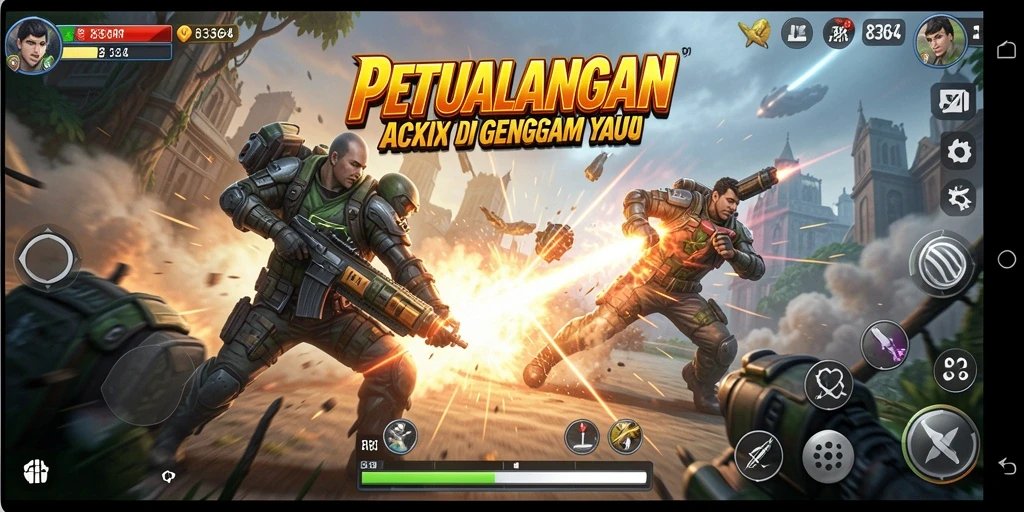 Gameplay seru dan menegangkan dalam 8364.