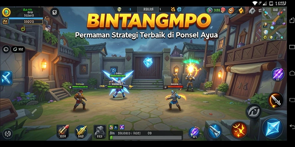 Tampilan gameplay SLG BINTANGMPO yang menegangkan dan strategis.