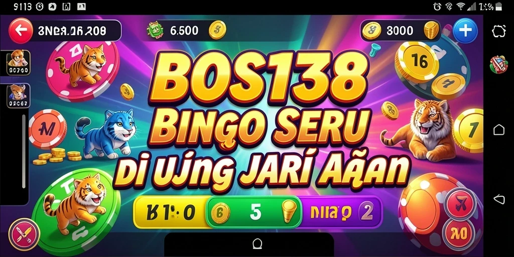 Tampilan menarik gameplay Bingo di BOS138.