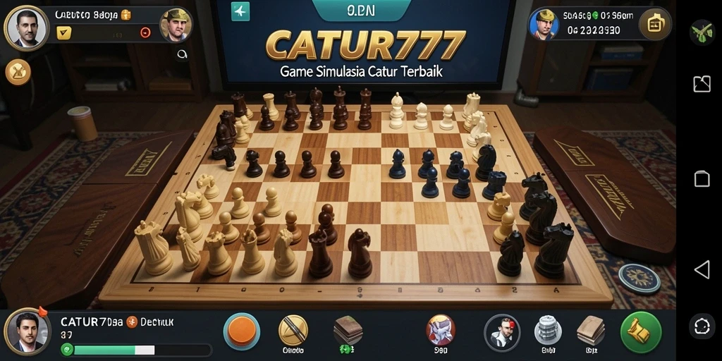 Tampilan gameplay CATUR777 yang menarik dan interaktif.