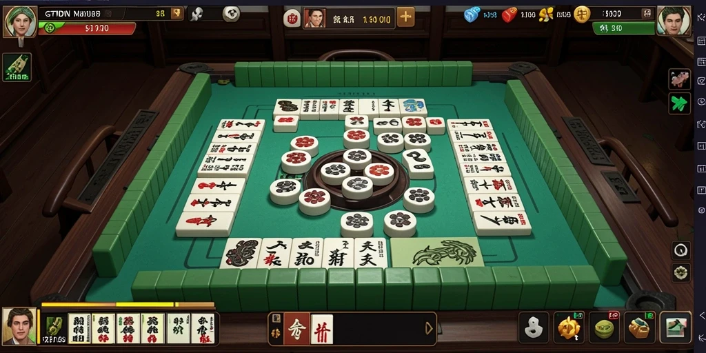 Screenshot GTPIDN menunjukkan gameplay Mahjong yang menakjubkan dan menantang.