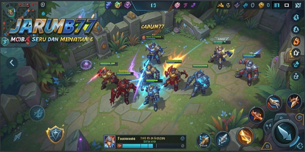 Tampilan gameplay seru dari JARUM77 dalam aksi penuh strategi.