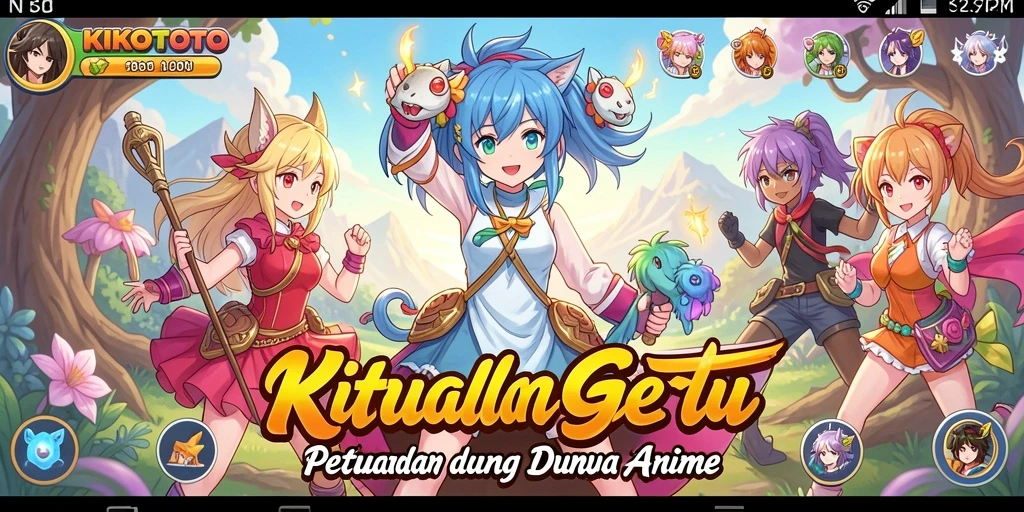 Tampilan gameplay menarik KIKOTOTO di dunia Anime.