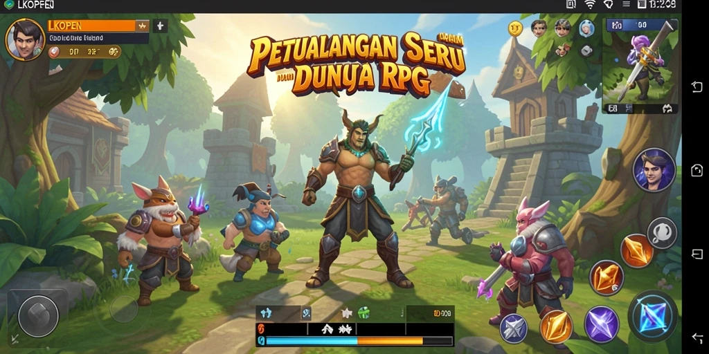 Tampilan menakjubkan dari gameplay RPG yang mendebarkan.