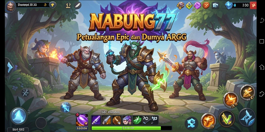 Gameplay mendebarkan di dunia ARPG NABUNG77.