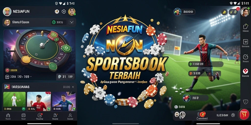 Tampilan antarmuka NESIAFUN saat melakukan taruhan olahraga.