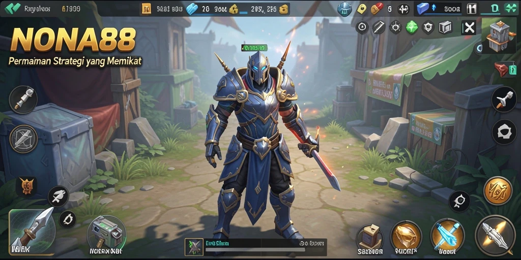 Screenshot gameplay NONA88 yang penuh strategi dan tantangan.