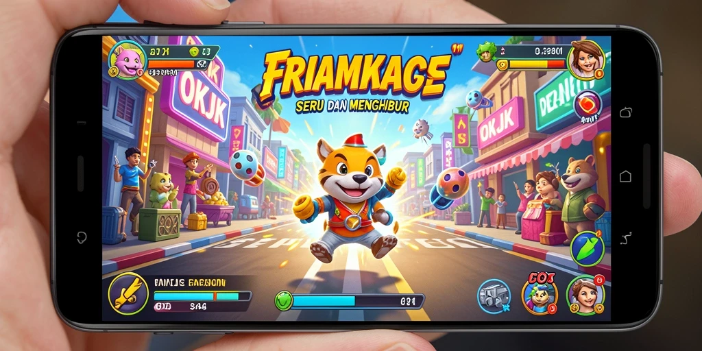 Gameplay seru dan menantang di OKJK.