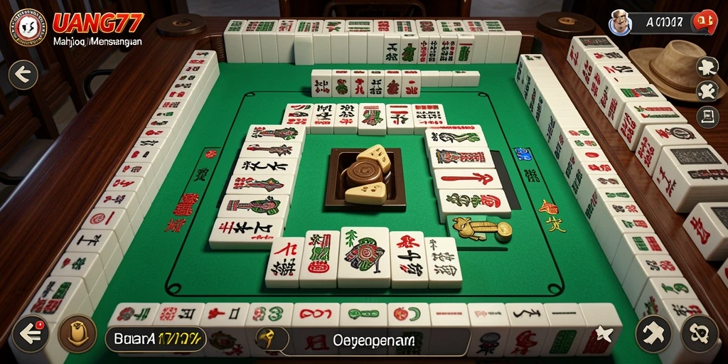Tangkapan layar UANG77 menampilkan gameplay Mahjong yang seru dan menarik.